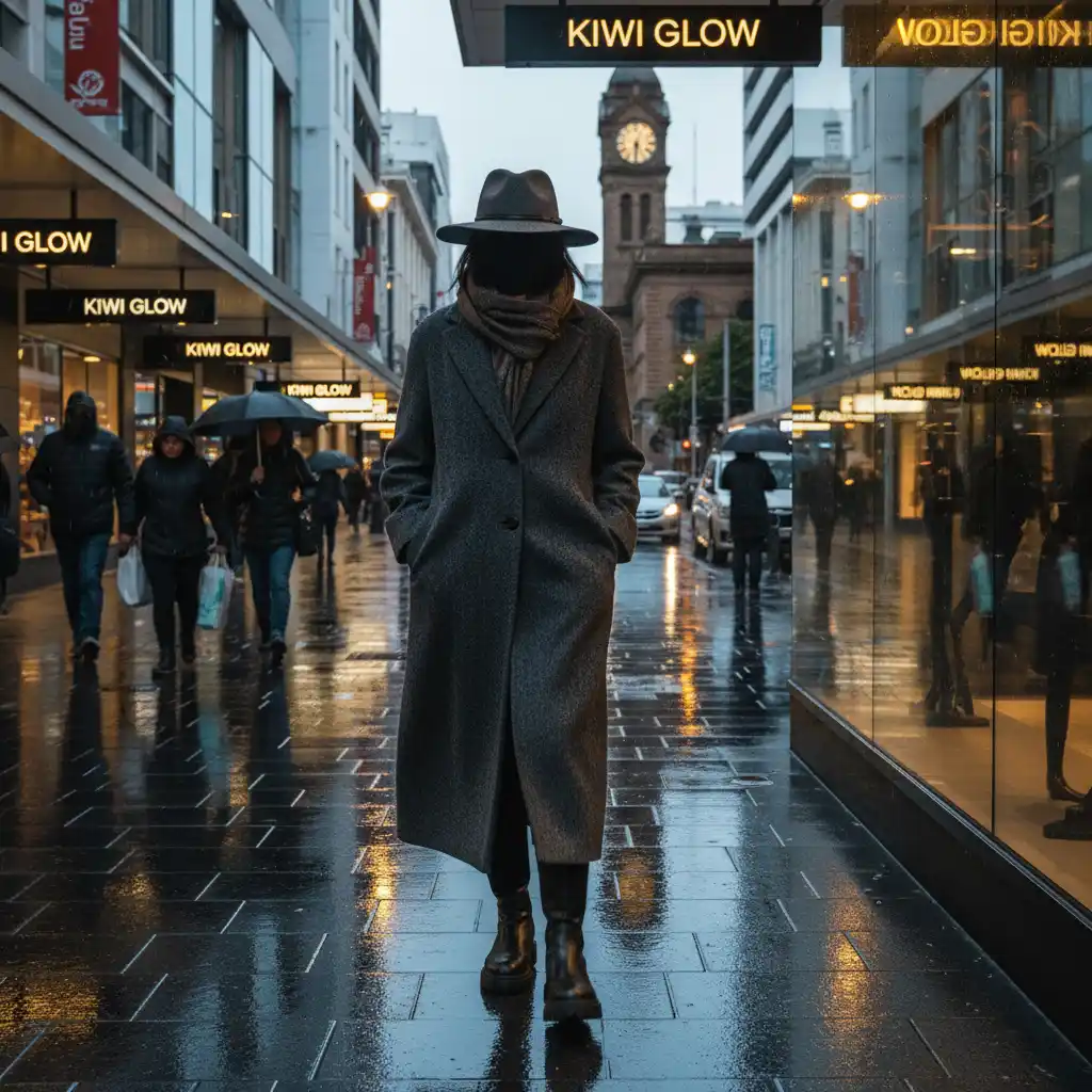 Elegant wool coat for nz winter urban fashion