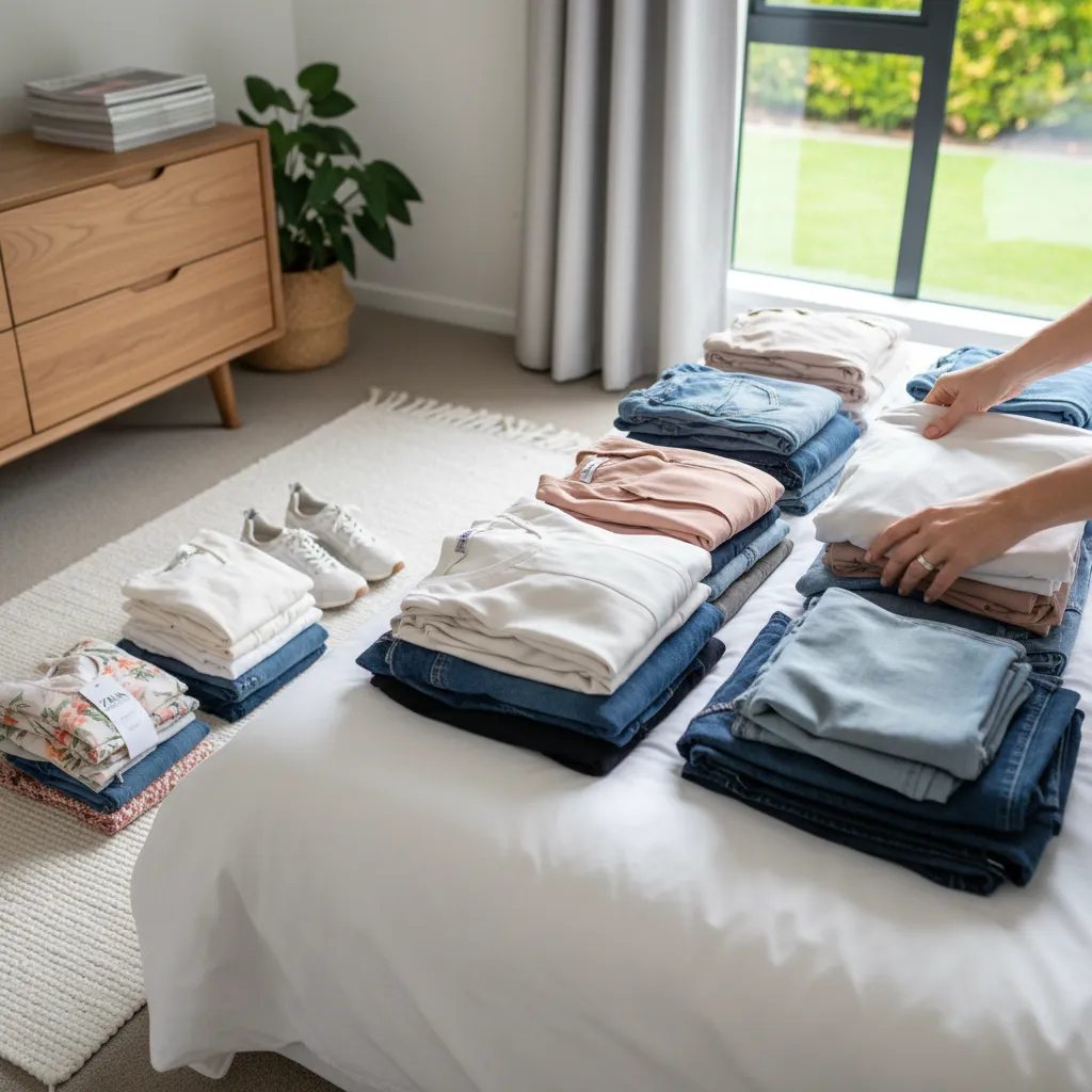 Decluttering clothes for selling in New Zealand
