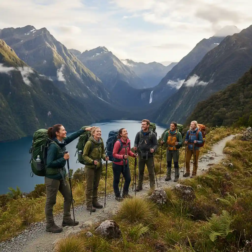 Hiking in New Zealand's national parks for fitness and wellness