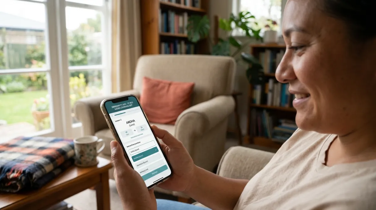 Learning Te Reo Māori with language apps