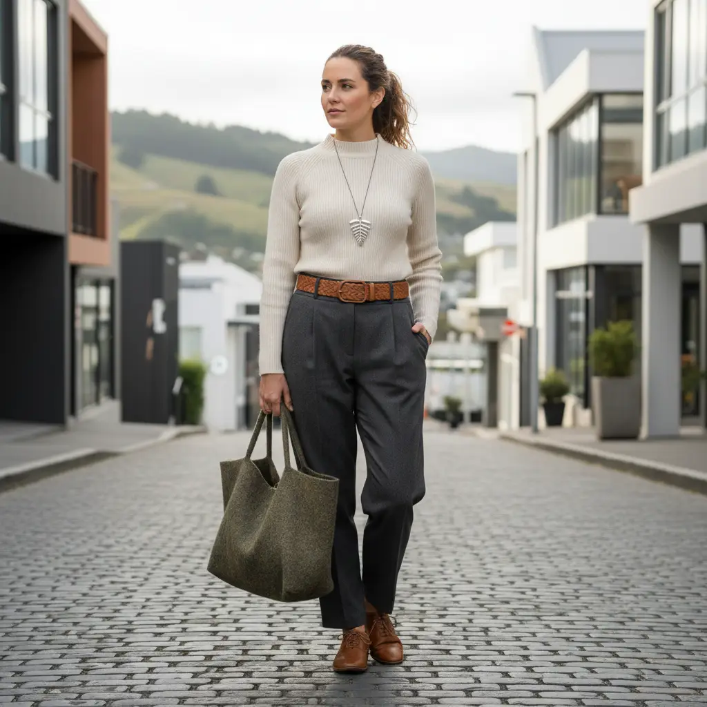 Versatile NZ fashion trends: Merino knit and local accessories