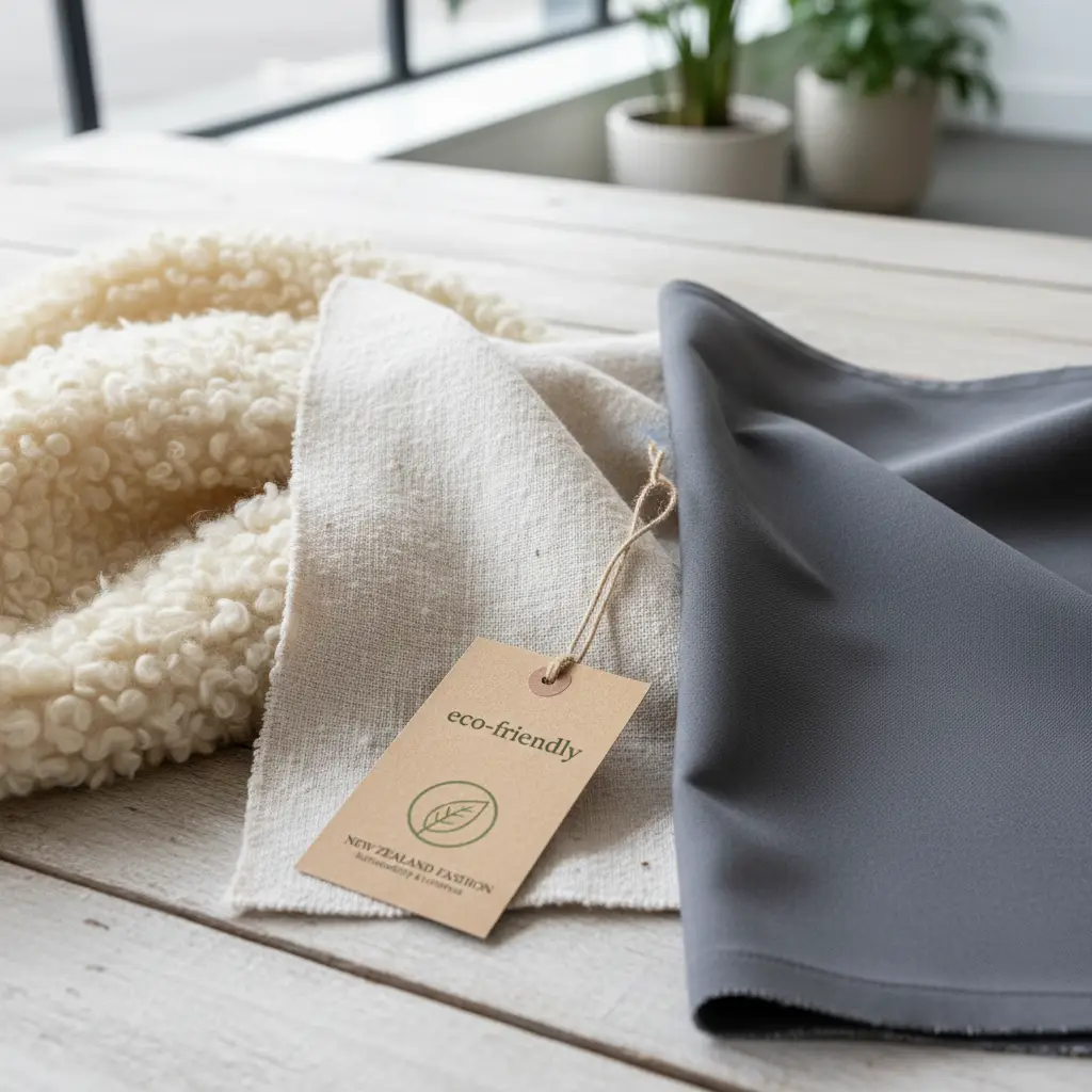 Sustainable fabrics for NZ winter fashion, merino wool and organic cotton
