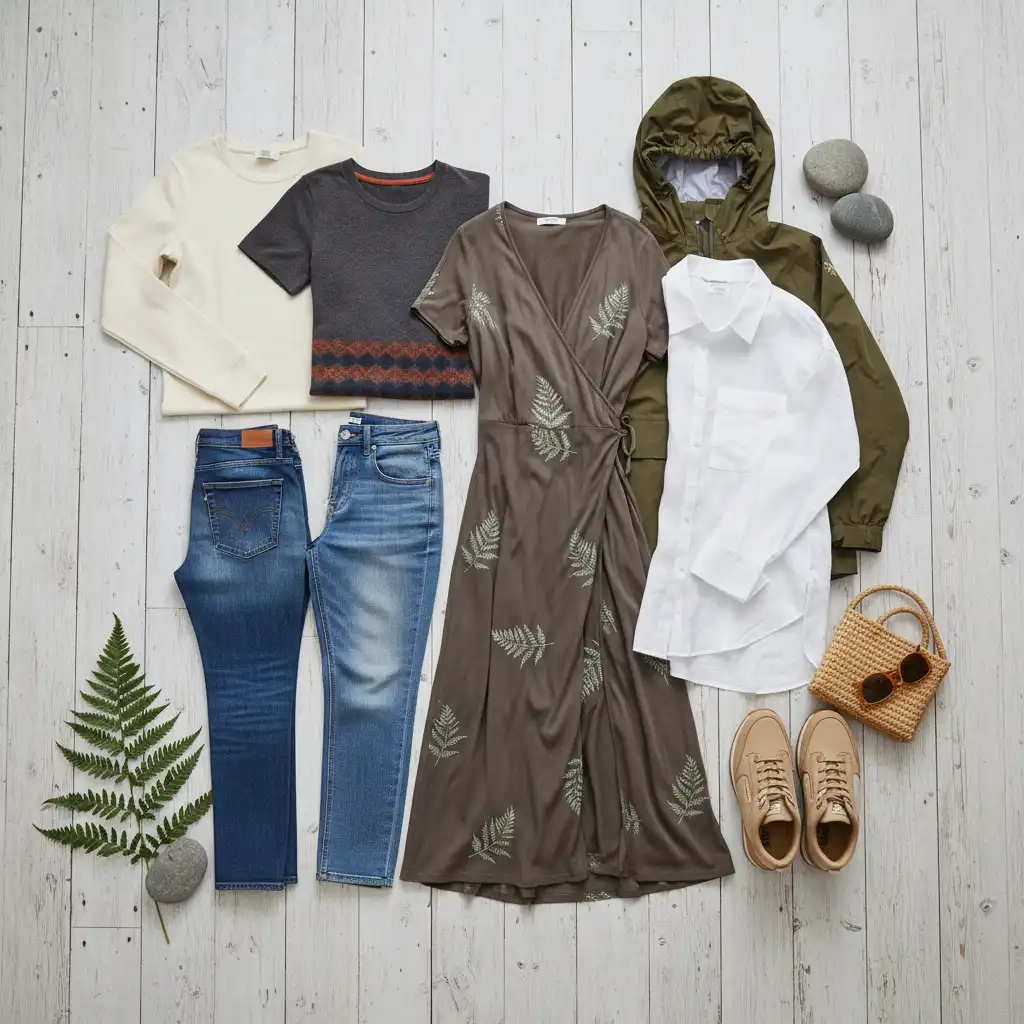 New Zealand capsule wardrobe with versatile, sustainable clothing