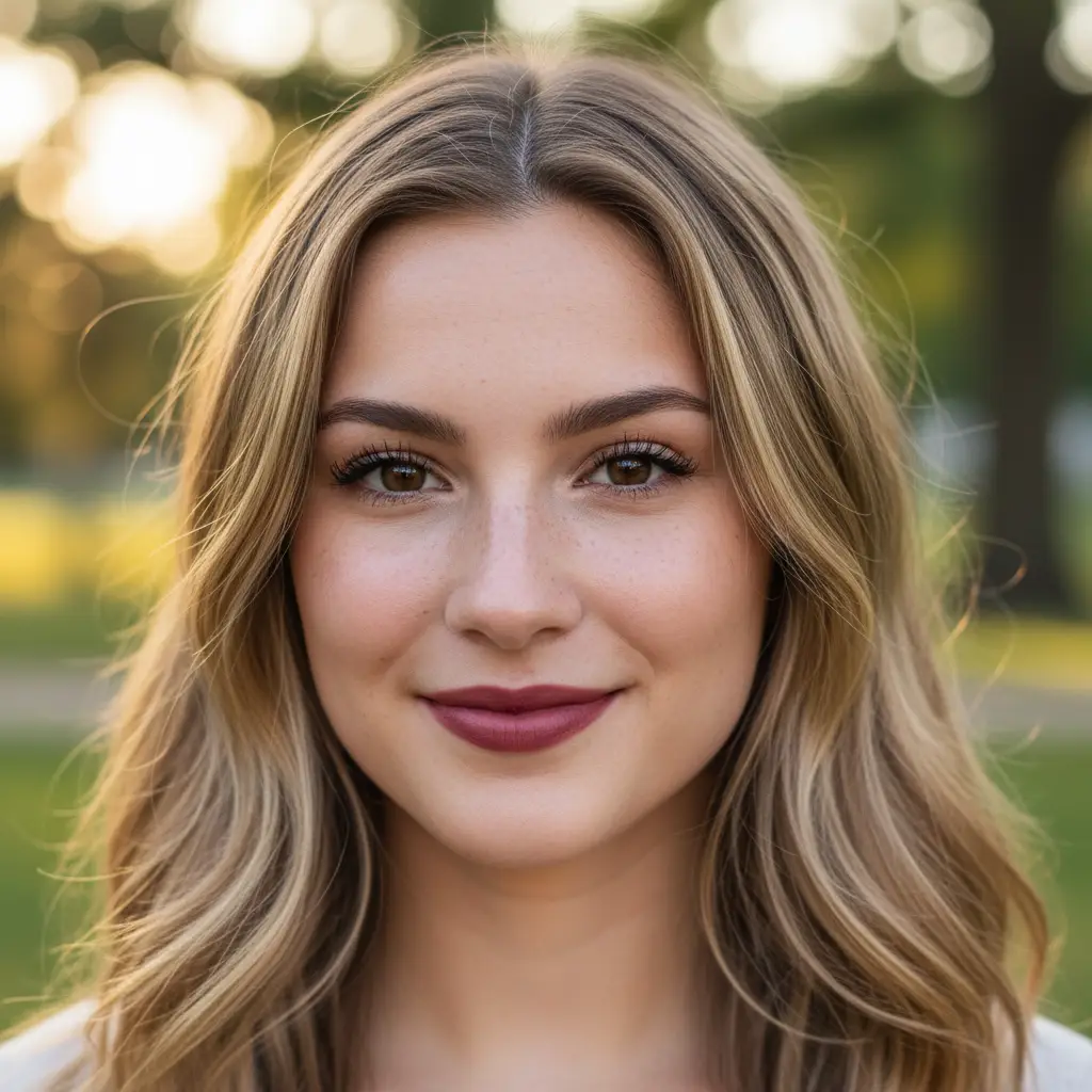 Natural hair and minimalist makeup, reflecting an effortless Everyday Kiwi Style