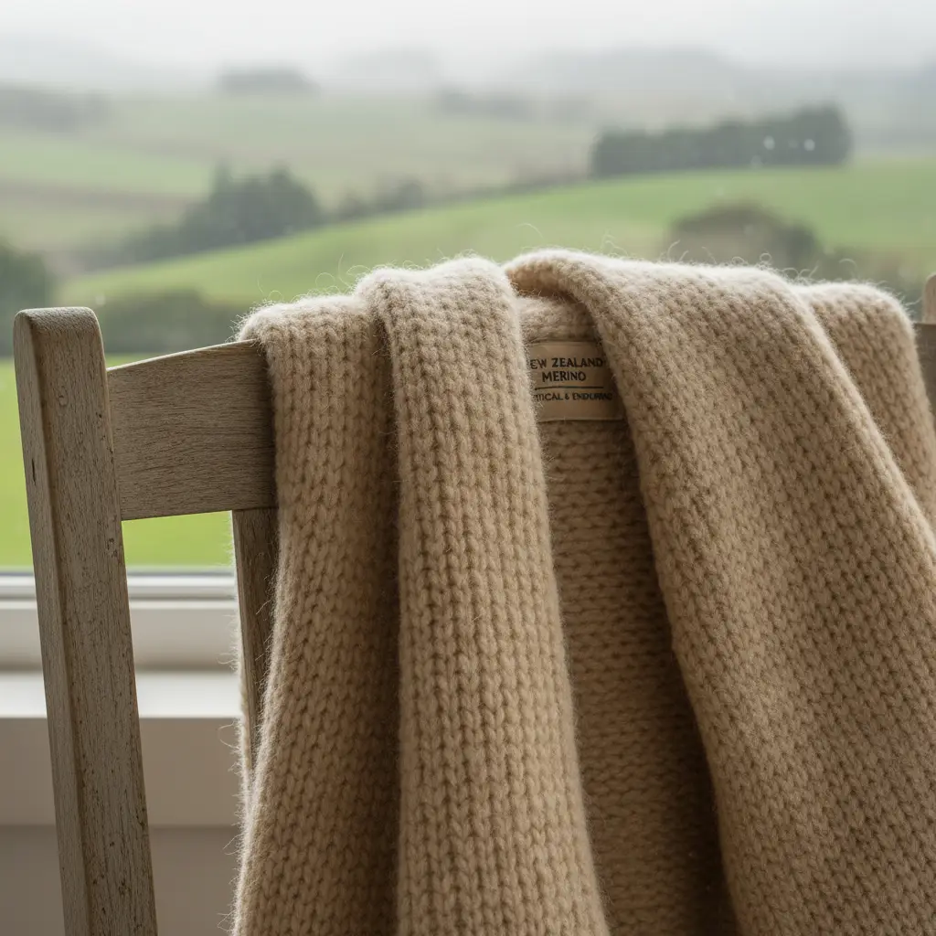 Merino wool clothing, ideal fabric for rainy day outfits NZ