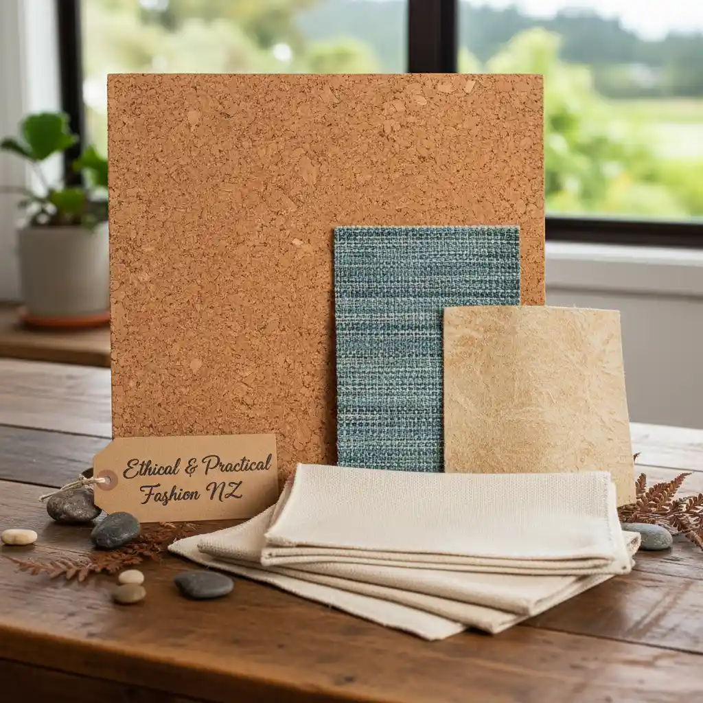 Eco-friendly shoe materials like Piñatex and recycled plastic