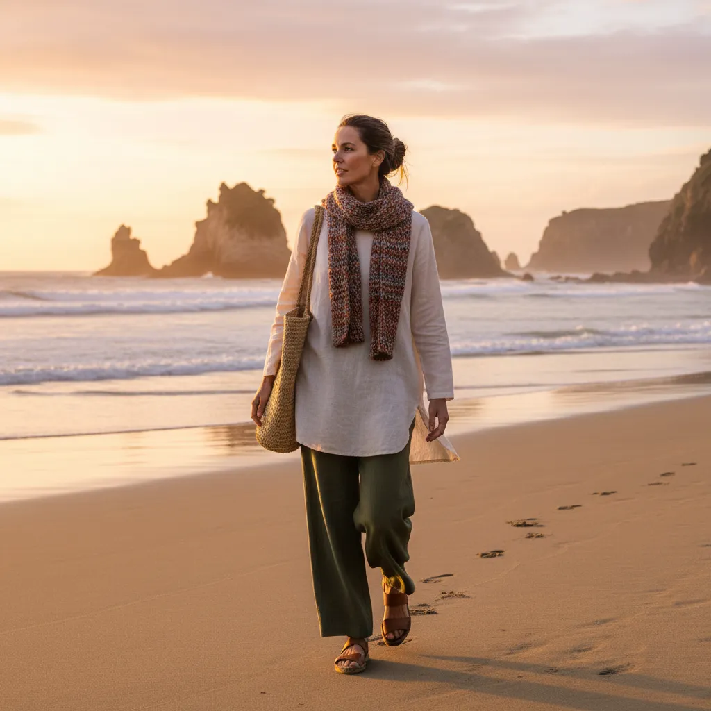 Woman confidently evolving her personal style journey in New Zealand