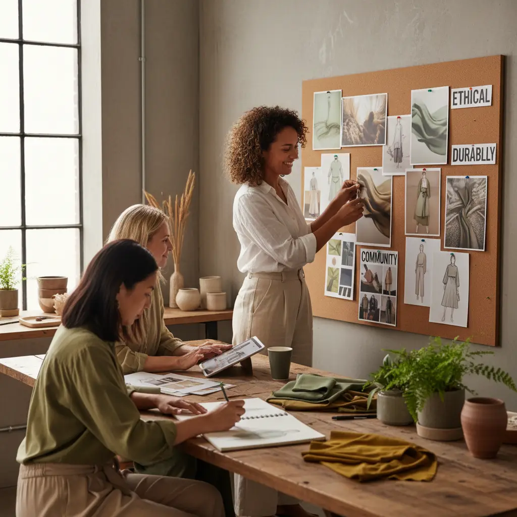 New Zealand women creating a style vision board to define their fashion identity