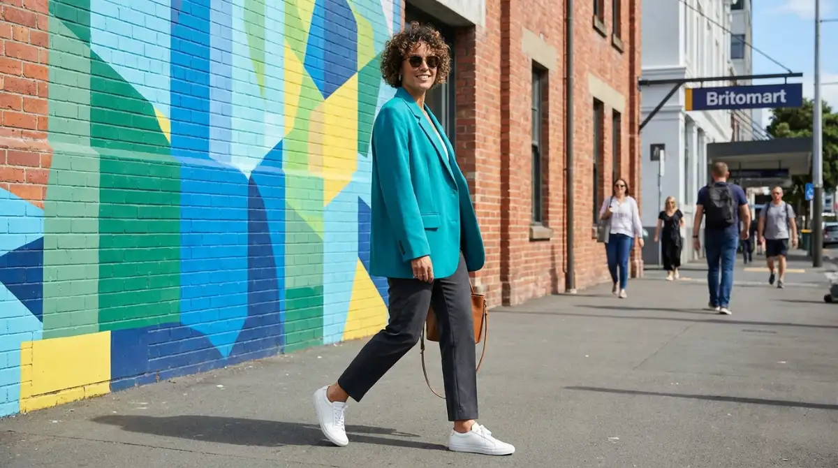 Bold colour fashion trends NZ vibrant street style