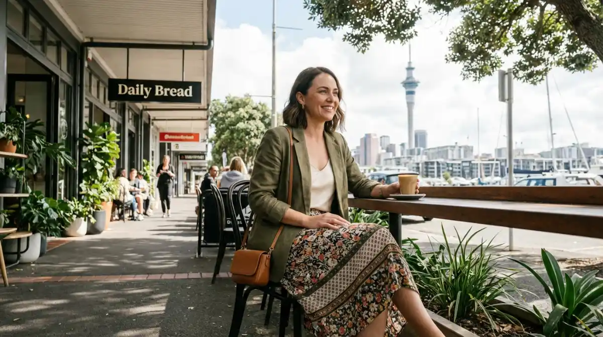 Outfit inspiration NZ for an elegant evening out or brunch